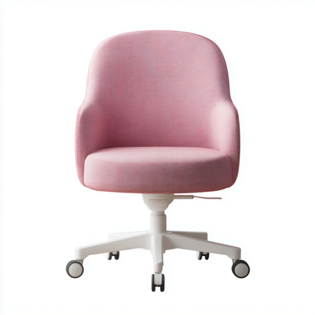 Fauteuil de bureau en tissu coloré réglable 60 x 60 x 100 cm avec accoudoirs